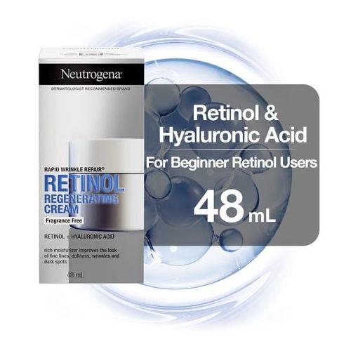 Neutrogena Rapid Wrinkle Repair Regenerating Face Moisturizer, Fragrance Free 48.0 mL