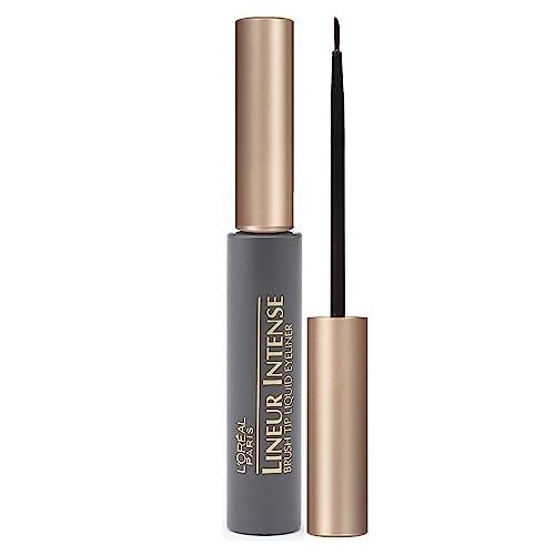 L'Oreal Paris Lineur Intense Brush Tip Liquid Eyeliner, Black 0.24 fl oz.
