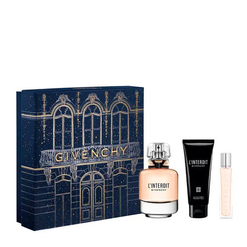 Givenchy L'Interdit Set, Eau de Parfum 80ml + Travel Spray 12.5ml + Body Lotion 75ml