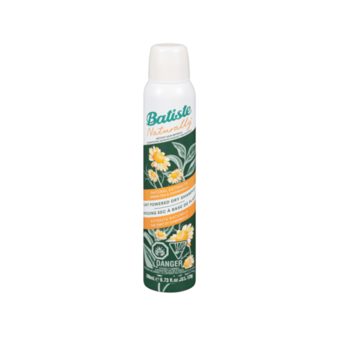 Batiste Naturally Dry Shampoo Green Tea & Chamomile, 200 mL