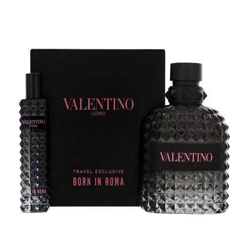 Valentino Born In Roma Eau De Toilette Spray Gift Set, 3.4 oz with 0.33 oz Additional Spray