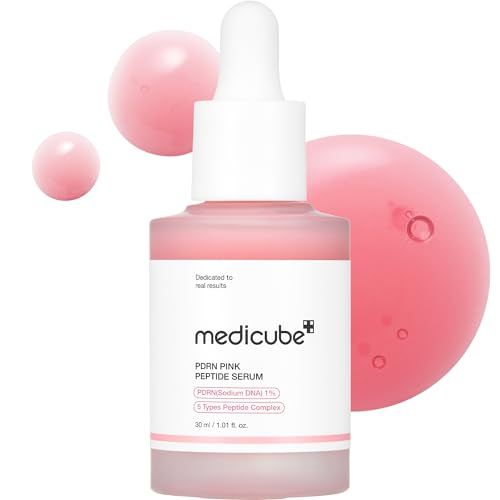 Medicube PDRN Pink Peptide Serum, Hydrating Facial Serum 30ml